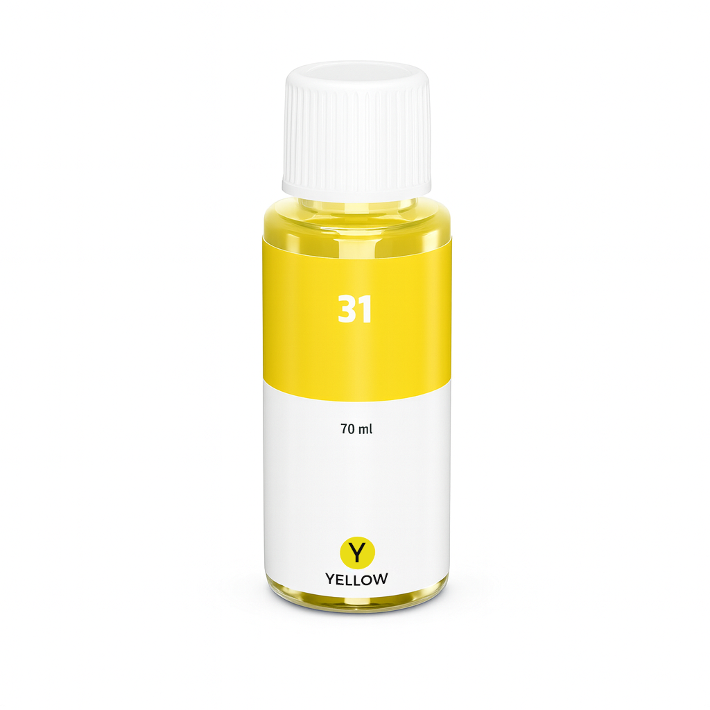 HP 31 (1VU28AE) kompatible Tintenpatrone Gelb für MegaTank-Drucker