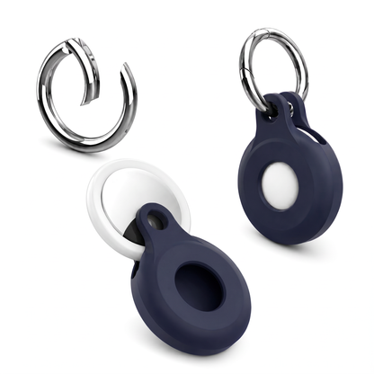 AirTag-Schlüsselanhänger aus Silikon – Ring mit sicherem Twist-Lock-Design gegen den Verlust des AirTags