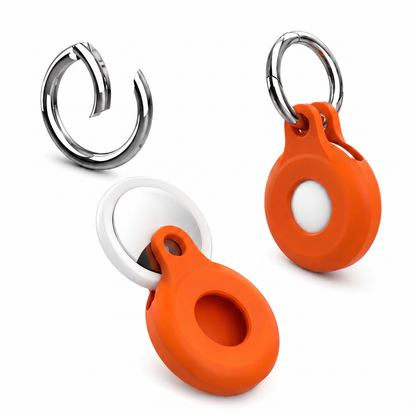 AirTag-Schlüsselanhänger aus Silikon – Ring mit sicherem Twist-Lock-Design gegen den Verlust des AirTags