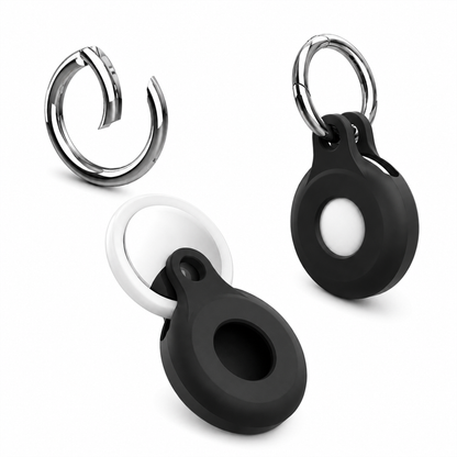 AirTag-Schlüsselanhänger aus Silikon – Ring mit sicherem Twist-Lock-Design gegen den Verlust des AirTags