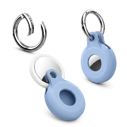 AirTag-Schlüsselanhänger aus Silikon – Ring mit sicherem Twist-Lock-Design gegen den Verlust des AirTags