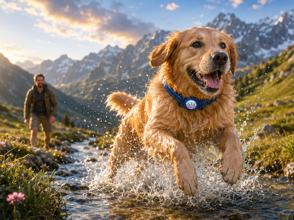 AirTag-Halterung für Hunde- und Katzenhalsbänder – wasserdichte Silikonhülle mit sicherem Verschlussdesign