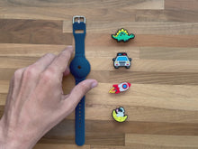 Kinderarmband kompatibel mit Apple AirTag – hypoallergenes Silikonarmband im Uhrenstil mit Schutzgehäuse