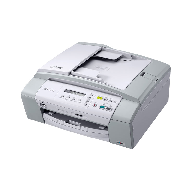Brother DCP-185C inkjet multifunction printer for printing, scanning, and copying with compact design and high resolution.