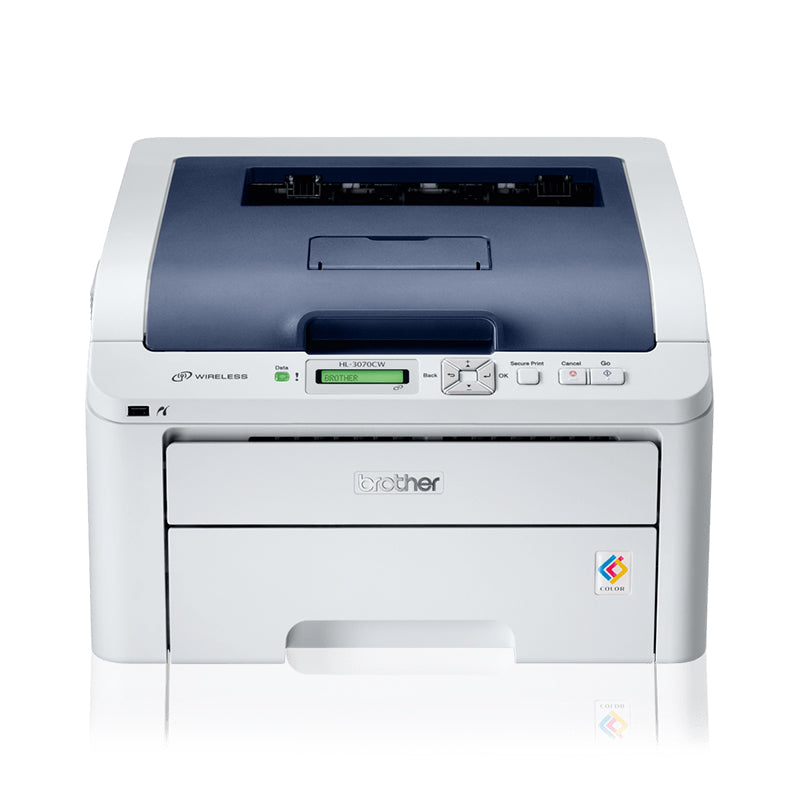 Brother HL-3070CW Farblaserdrucker mit WLAN, USB und Ethernet, kompakt und schnelle Druckleistung bis zu 16 Seiten pro Minute
