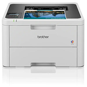 Brother HL-L3220CW color laser printer for small offices, with 18 pages per minute speed, 2400x600 dpi resolution, and Wi-Fi connectivity.