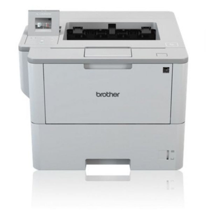 Brother HL-L6300DW monochrome laser printer, ideal for business offices with 46 ppm speed and duplex printing feature.