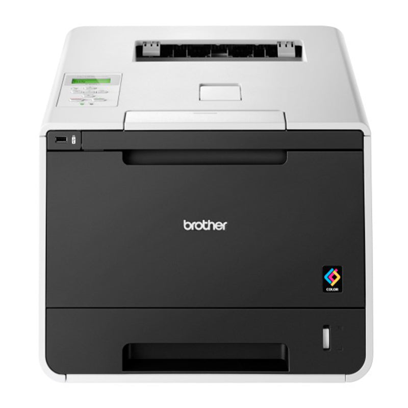 Brother HL-L8350CDW color laser printer front view with high-speed printing and duplex features for office use.