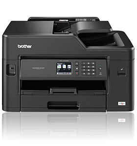 Brother MFC-J5335DW multifunction inkjet printer for small offices, featuring print, copy, scan, and fax capabilities up to A3 size.