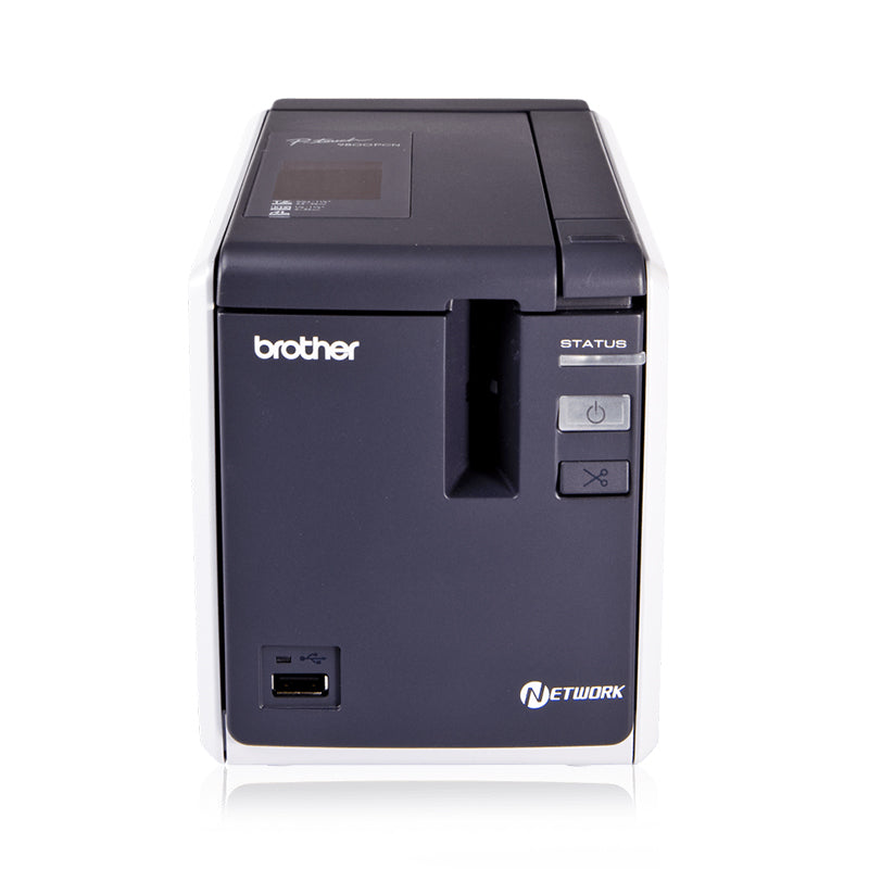 Brother PT-9800 professional label printer with high-speed printing and 360 dpi resolution, ideal for demanding environments.