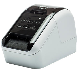 Brother QL-810W professional label printer with high-speed printing and wireless connectivity features, ideal for efficient label creation.