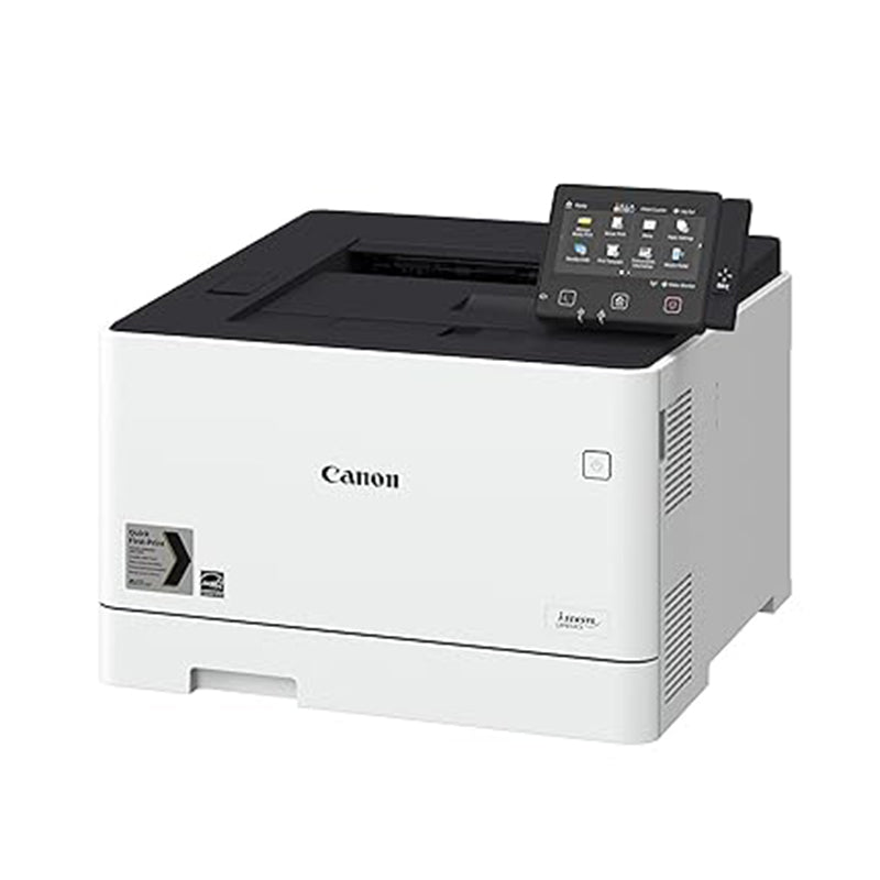 Canon LBP-654CX Farblaserdrucker mit hoher Druckgeschwindigkeit und vielseitigen Funktionen, ideal für effiziente Büroumgebungen.
