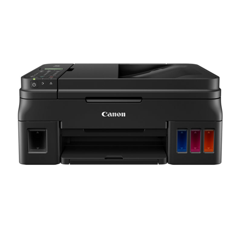 Canon Pixma G4511 multifunction inkjet printer with refillable ink tanks, supports wireless and mobile printing solutions.