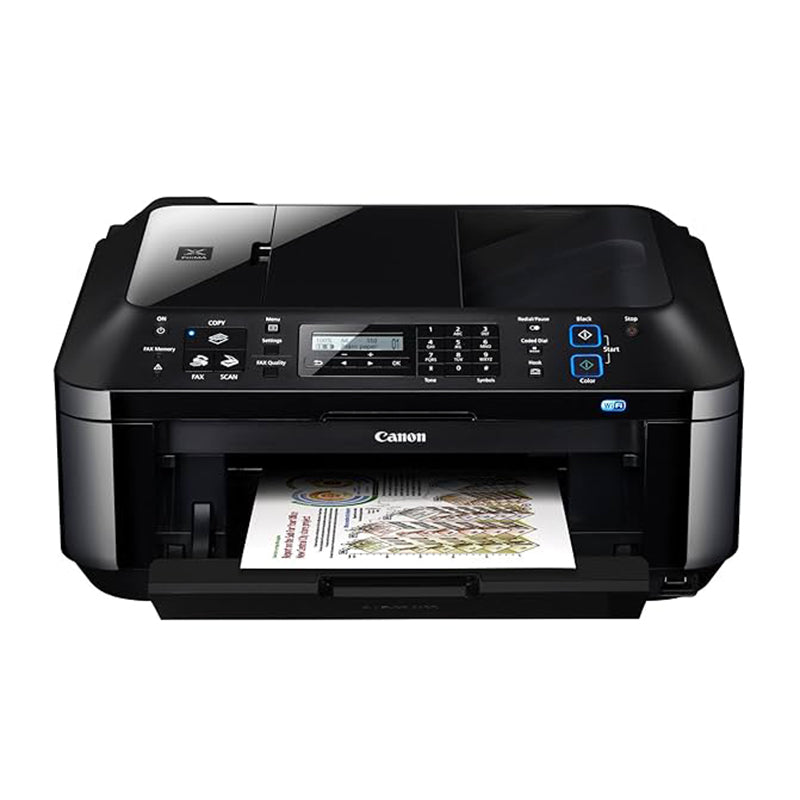 Canon PIXMA MX410 multifunctional inkjet printer with ADF, featuring print, scan, copy, and fax capabilities.