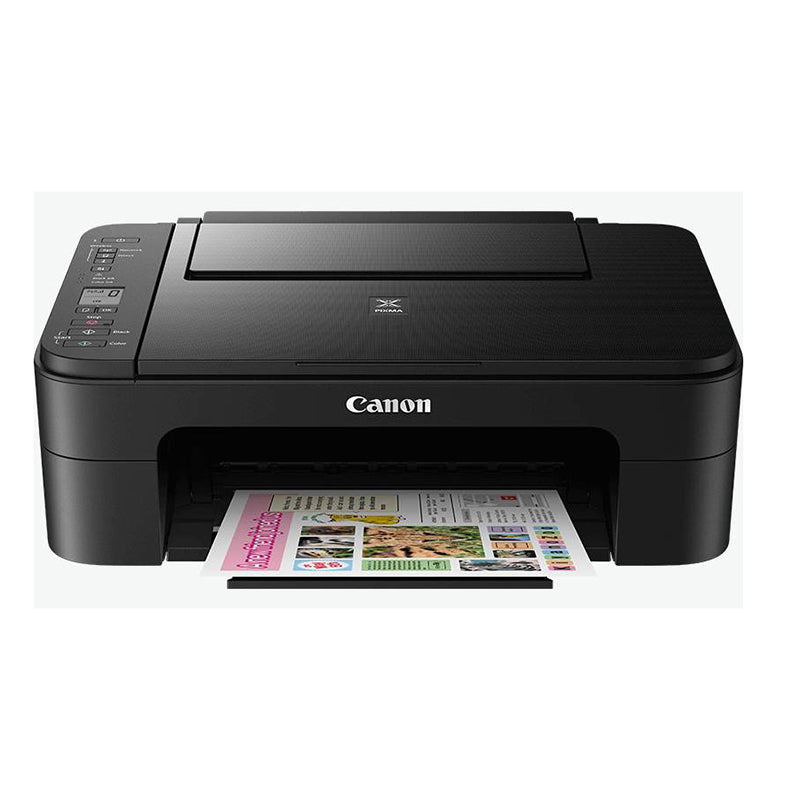 Canon PIXMA TS3152 inkjet printer with wireless printing, copy, and scan capabilities, showcasing high-quality color photo output.