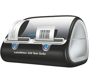 Dymo LabelWriter 450 Twin Turbo with dual rolls for efficient label printing