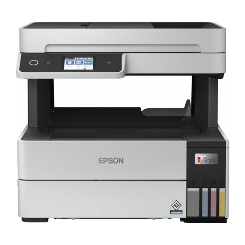 Epson EcoTank ET-5150 multifunction printer offers efficient high-speed printing with up to 17 ppm black and 9.5 ppm color.