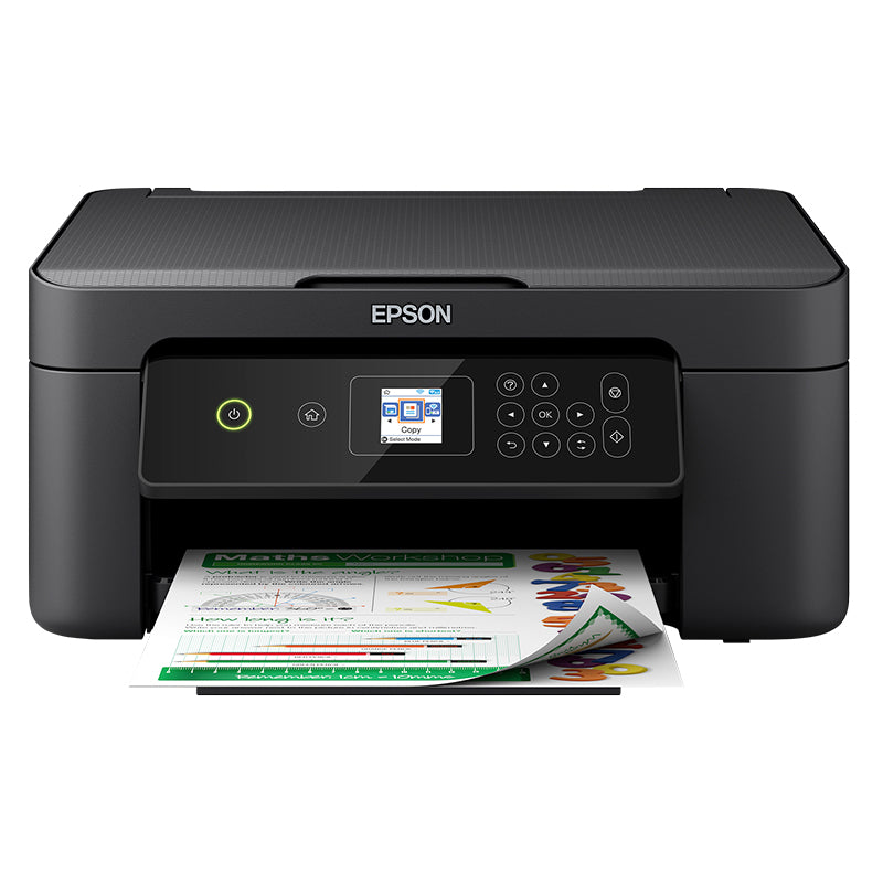 Epson Expression Home XP-3105 multifunction printer with color document, featuring wireless and mobile printing capabilities.