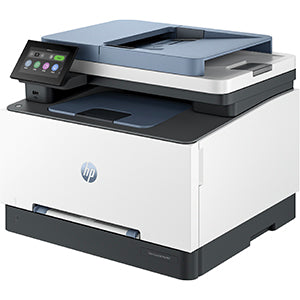 HP Color LaserJet Pro MFP 3302SDW multifunction printer in white, featuring printing, copying, scanning, and fax capabilities.