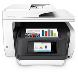 HP OfficeJet Pro 8720 All-in-One Inkjet Printer for small to medium offices, featuring duplex printing, scanning, copying, and faxing capabilities.
