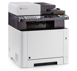 Kyocera Ecosys M5521cdw multifunction color laser printer for efficient office use, supporting print, copy, scan, and fax functions.