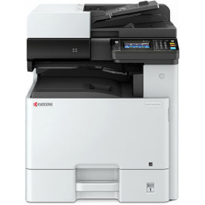 Kyocera Ecosys M8124cidn multifunctional color laser printer for office use with print, copy, and scan functions up to A3 size.