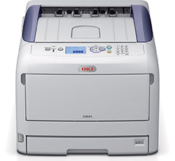 Oki C831 A3 color printer with high speed and flexibility, ideal for office use, supporting resolutions up to 1200 x 600 dpi.