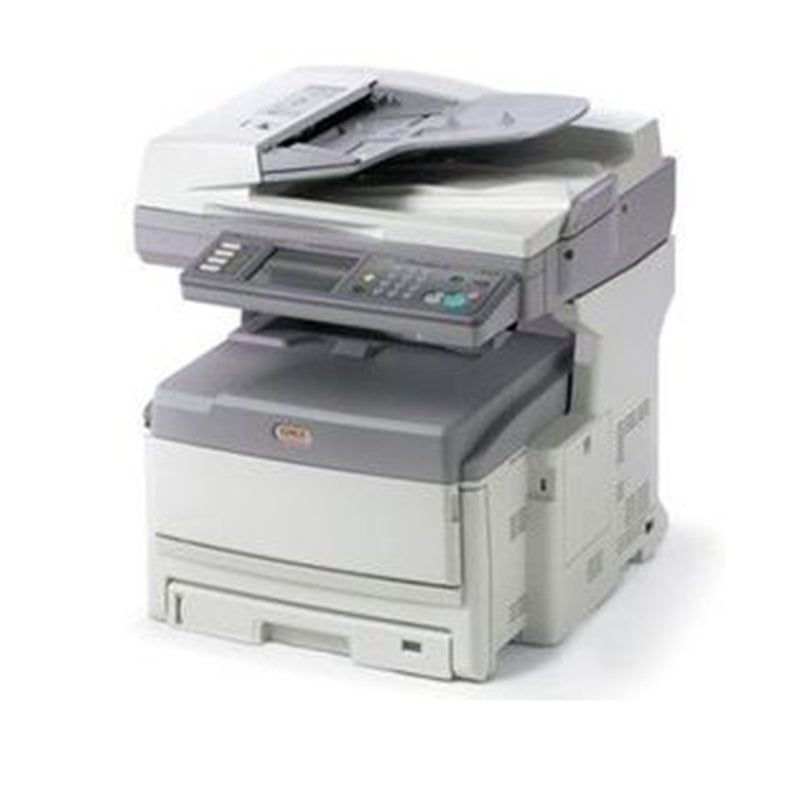 Oki MC861CDTN multifunctional color printer with high-speed printing and scanning capabilities, ideal for office use.