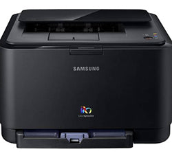 Samsung CLP-315 compact color laser printer with sleek design and quiet operation.