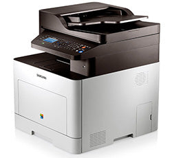 Samsung CLX-6260FD multifunction color laser printer for efficient office use, featuring high print resolution and speed.