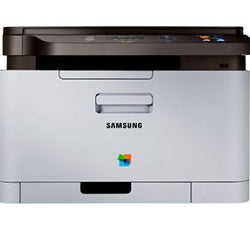 Samsung Xpress C460W multifunction color laser printer with wireless and NFC capabilities.