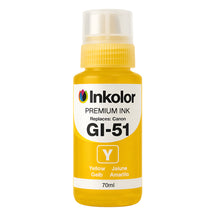 Canon GI-51Y compatible ink cartridge, yellow, 70ml, high print quality, ideal for Canon printers, high page capacity.