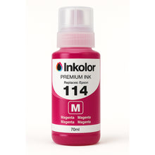 Epson 114 kompatible Tintenpatrone Magenta für hochwertige Druckergebnisse, 70ml Inkolor Premium Ink.