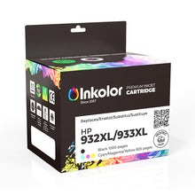 HP 932XL/933XL Ink Cartridge Multipack - Black, Cyan, Magenta, Yellow, 1000/825 Pages, Compatible, High Quality Printing