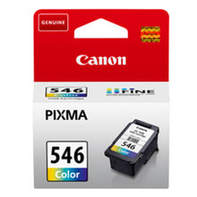 Canon CL-546 Color Ink Cartridge in packaging, ideal for vibrant photo and graphic printing with precision color reproduction.