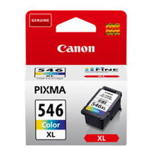 Canon CL-546XL Color Ink Cartridge in packaging, suitable for high-quality photo and document printing on Canon printers.