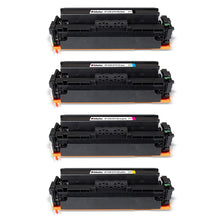 HP 410X Multipack Compatible Toner Set (CF410X, CF411X, CF412X, CF413X), high-quality printing, up to 6,500 pages black, 5,000 pages color.