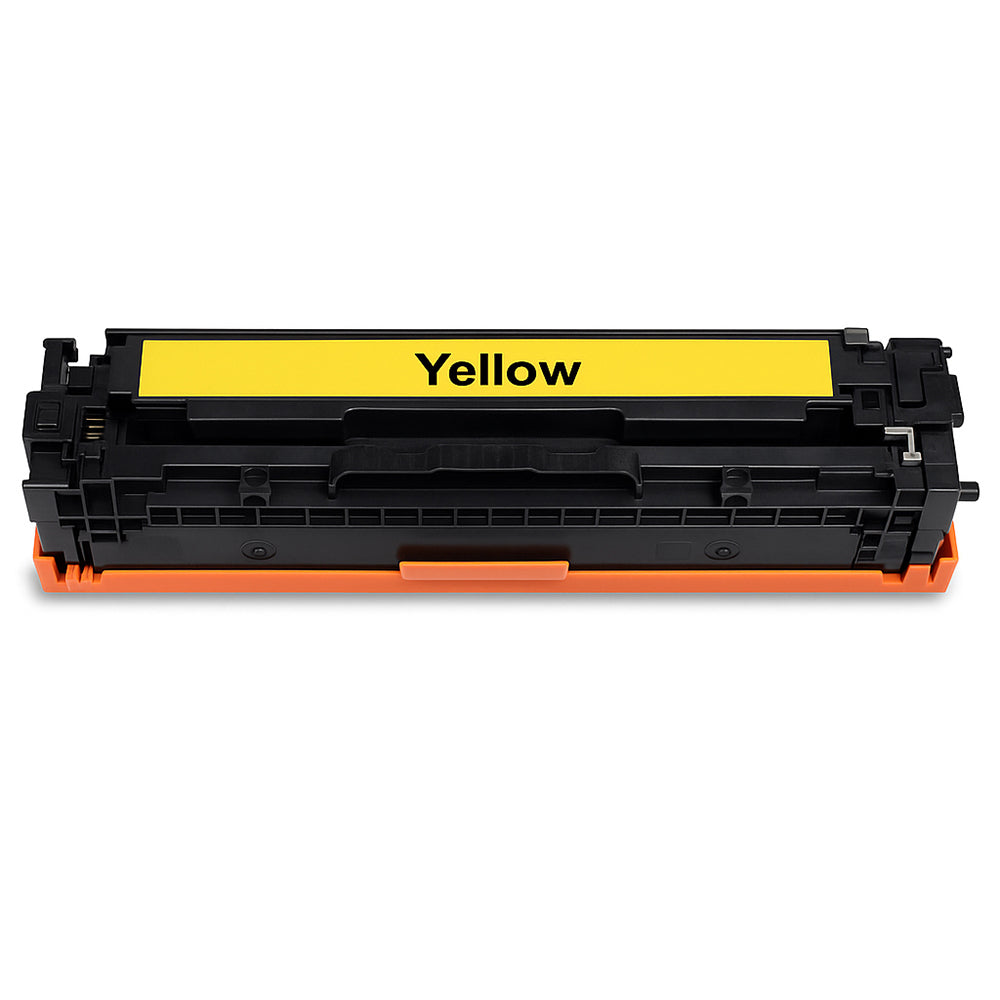 Yellow HP 658A (W2002A) compatible toner cartridge for superior printing quality and high page yield.