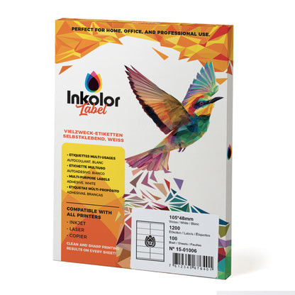 Inkolor Etiketten 105*48mm