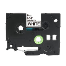 Brother TZe-221 compatible 9mm labeling tape for P-Touch, water and UV resistant, easy installation, white