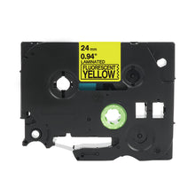 Brother TZe-C51 compatible label tape 24mm fluorescent yellow for P-Touch printers