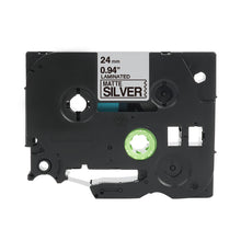 Brother TZe-M951 compatible labeling tape, 24mm x 8m, matt silver, for P-Touch, durable lamination, hard-wearing