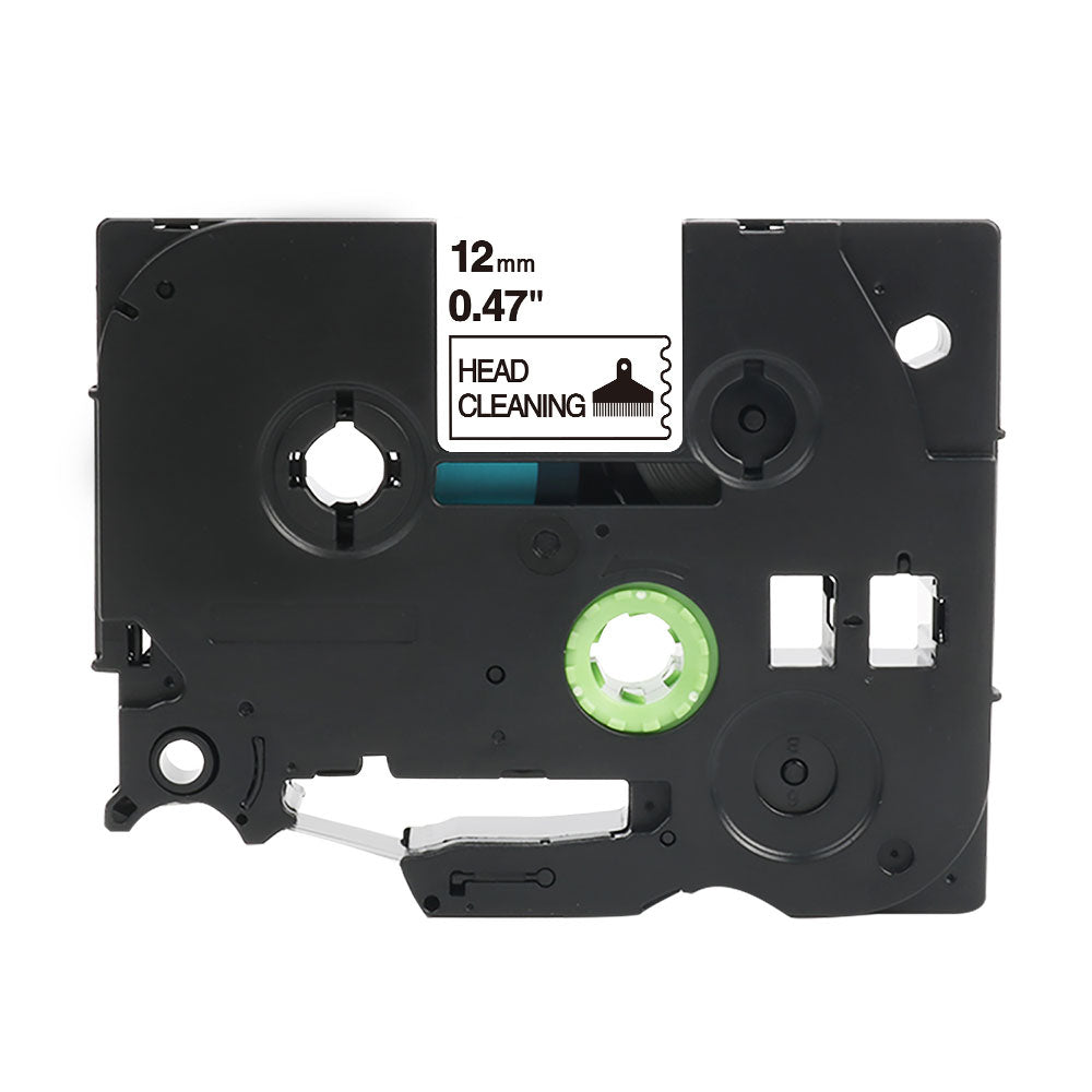 Brother TZe-CL3 compatible P-Touch label tape, 12mm, head cleaning, for high-quality and reliable labeling solutions.
