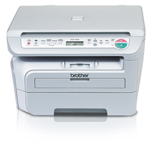 Brother DCP-7030 multifunction printer with 22 ppm speed and 2400x600 dpi resolution.