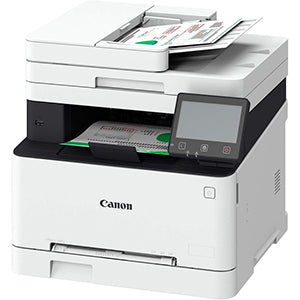 Canon i-SENSYS MF-746Cx multifunction printer with scanner and copier features, ideal for small to medium office environments.