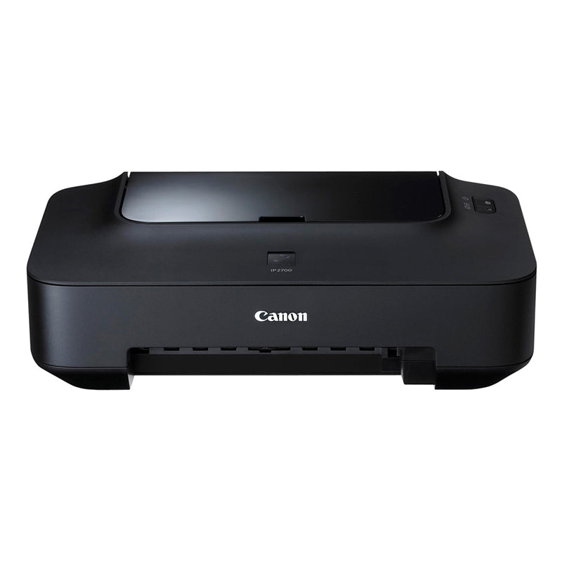 Canon PIXMA iP2700 inkjet printer, compact design, ideal for home use, offers high-resolution printing and borderless print support.