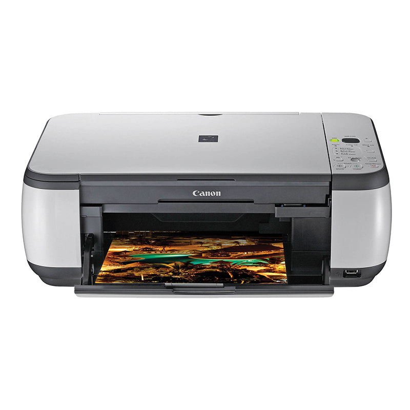 Canon PIXMA MP270 multifunctional inkjet printer showing printed output.