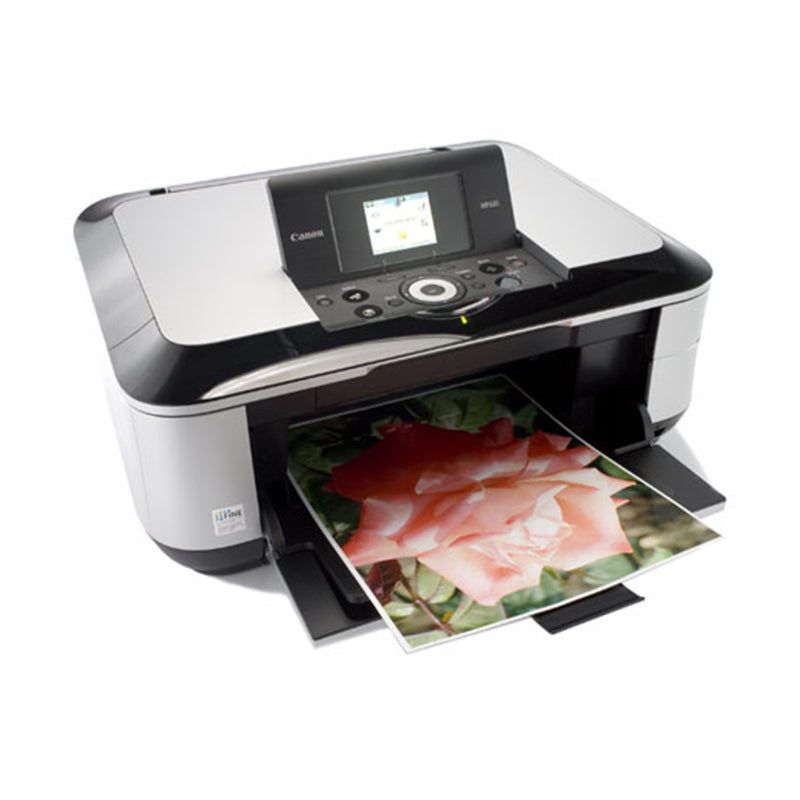 Canon PIXMA MP620 multifunction inkjet printer with wireless printing, photo output, and duplex feature.