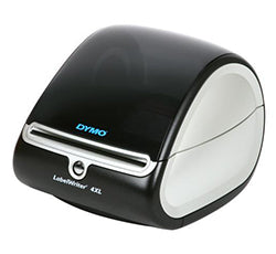 Dymo LabelWriter 4XL high-speed label printer for large labels up to 4 inches wide, black and white design, ideal for professional use.