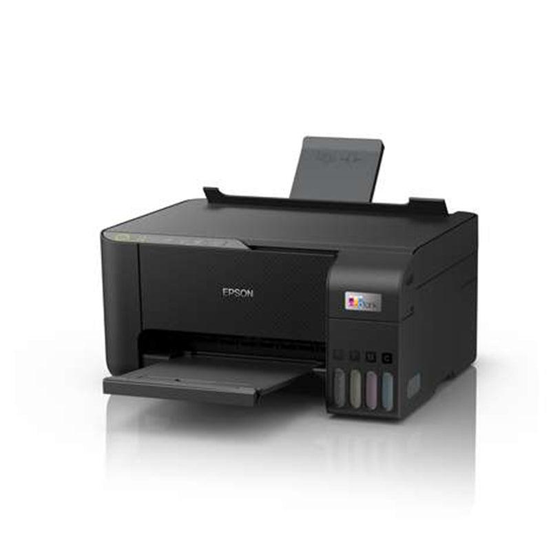 Epson EcoTank ET-2812 inkjet printer with refillable ink tank system, featuring Wi-Fi connectivity for cost-effective printing.
